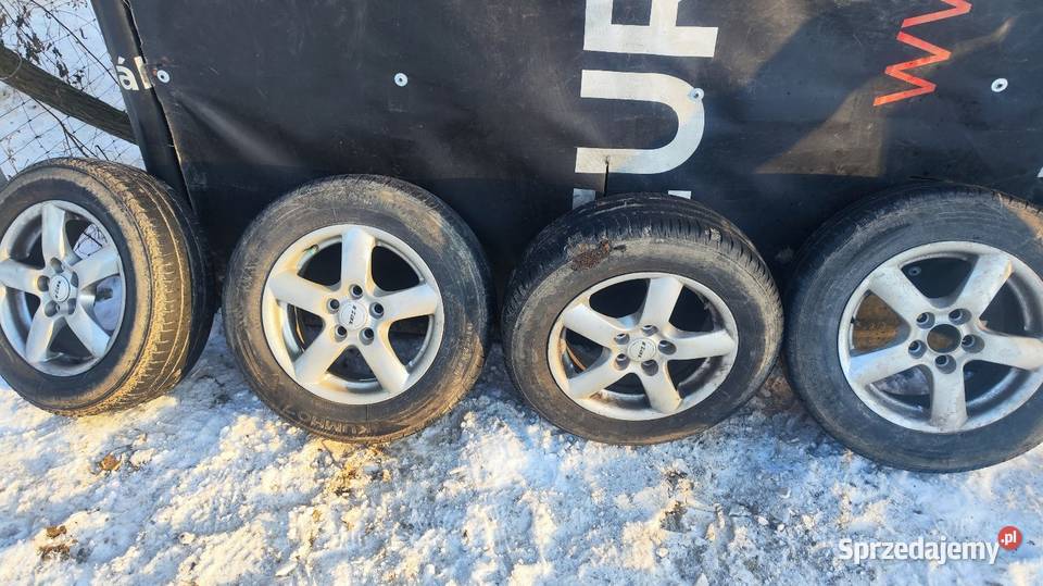 Felgi 15 komplet z oponami Boksyce