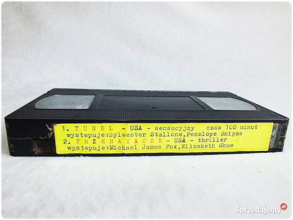 Kaseta VHS SAMSUNG 180 minut Filmy Tunel VHS Żary sprzedam