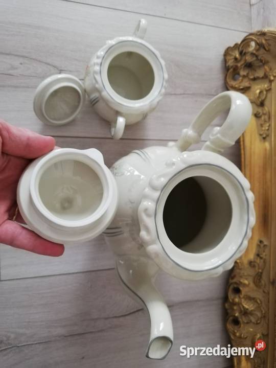 Dzbanek cukiernica stara porcelana Porcelana i szkło Gorlice