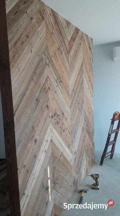 Stare drewno deski rustykalne na ścianę z Bydgoszcz