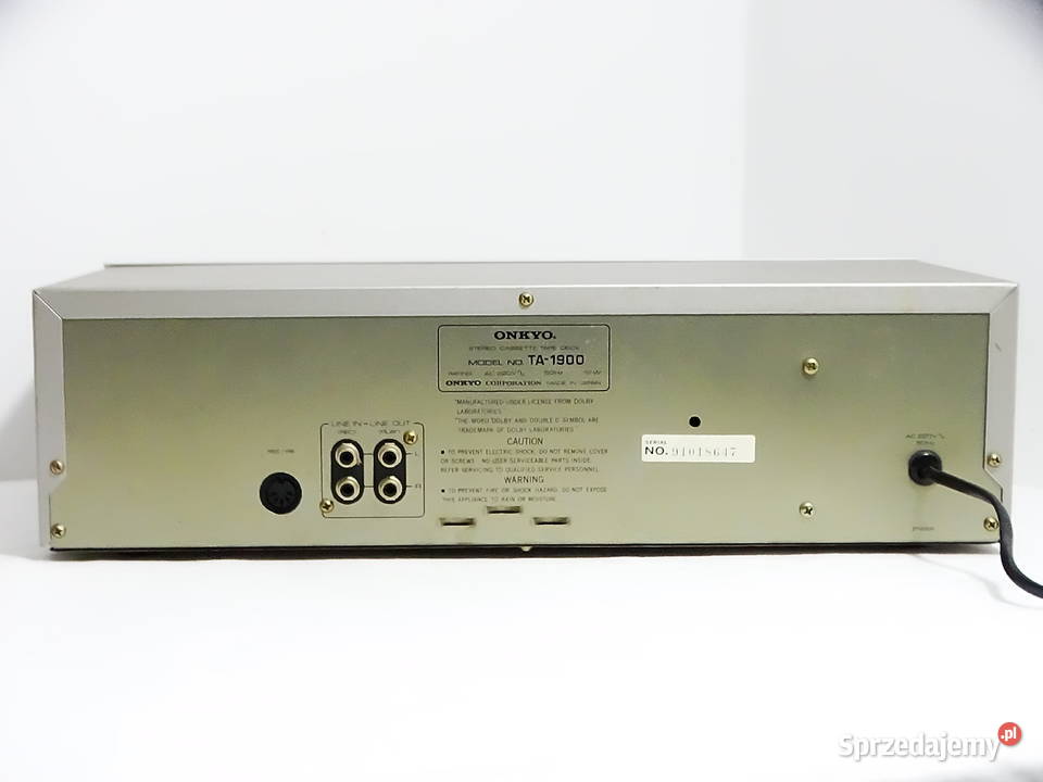 Onkyo TA1900 magnetofon kasetowy stereo