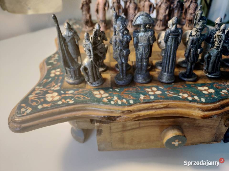 Antyki szachy drzewo oliwne Antyki zachodniopomorskie Szczecin