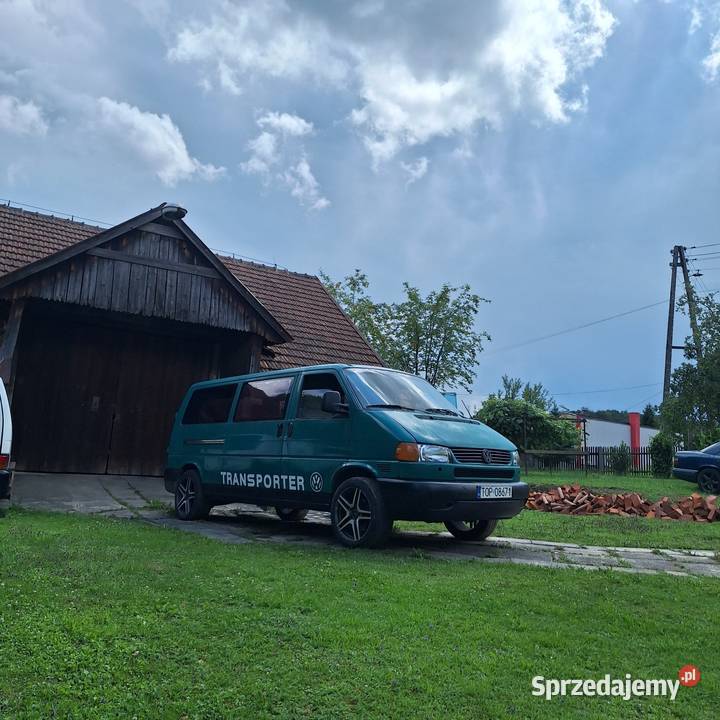 Volkswagen T4 25 tdi 8os long zielony małopolskie Bachowice