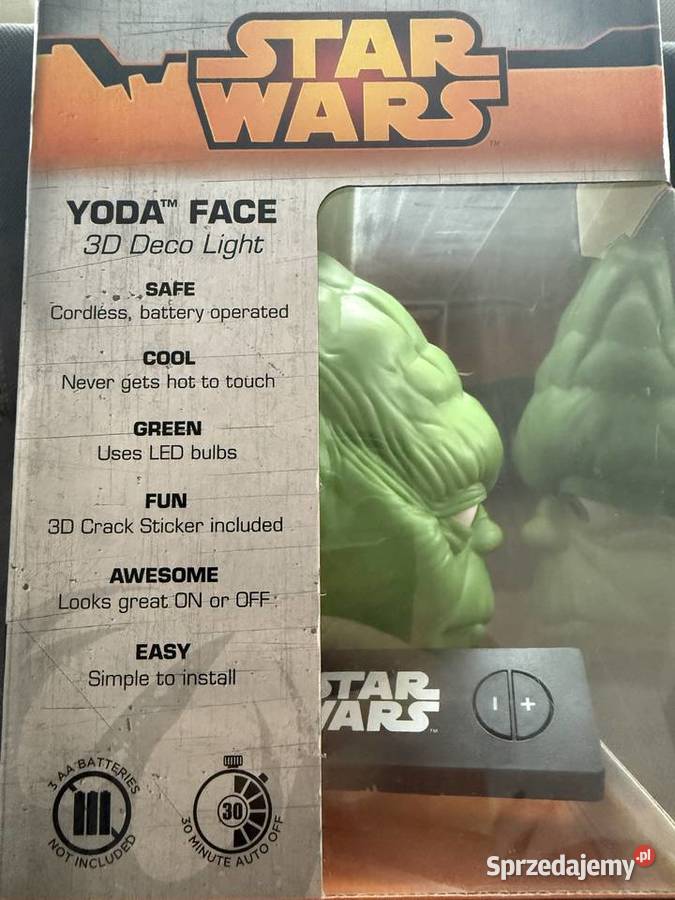 Lampa naścienna Mistrz Yoda mazowieckie Warszawa sprzedam