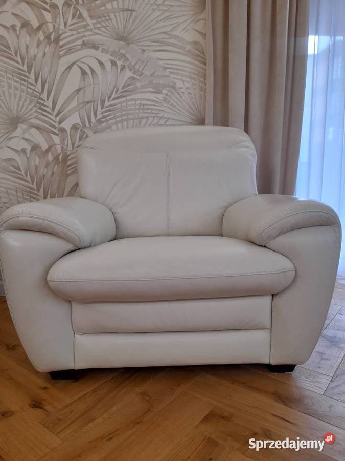 Fotel skóra naturalna 110cm Kraków