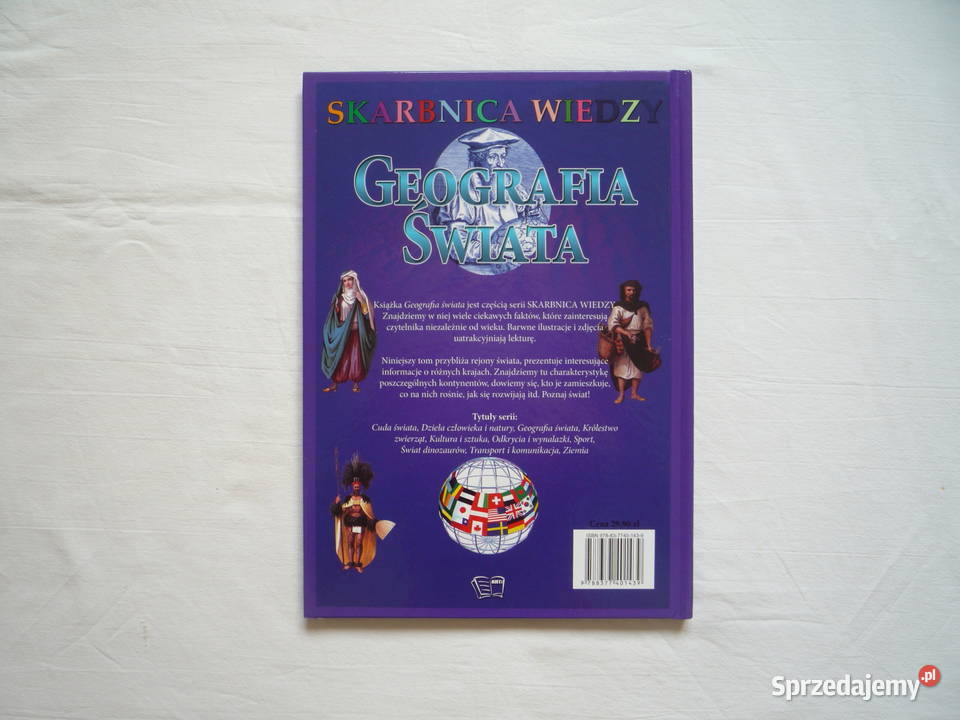 NOWA Książka Skarbnica wiedzy Geografia świata Popularnonaukowe zachodniopomorskie sprzedam