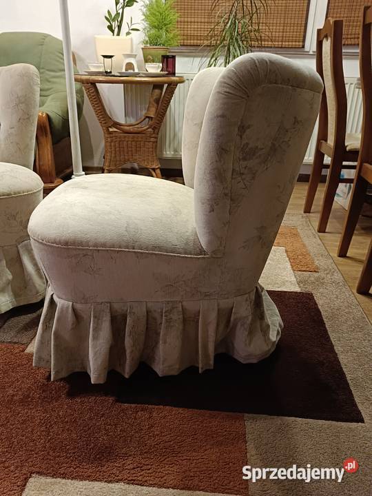 Fotel klubowy muszelka Vintage lata 60 PRL kujawsko-pomorskie Lipno