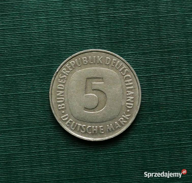 Niemcy 5 marek 1992r Numizmatyka Gliwice
