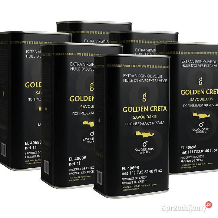 Golden Creta oliwa z oliwek virgin 6 kanistrów 1 dolnośląskie Świdnica