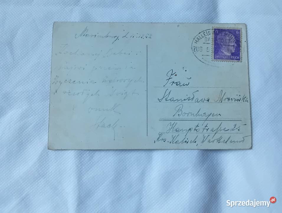 Pocztówka z listonoszem III Rzesza 1942 r z sprzedam