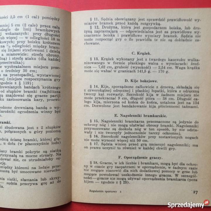 793 Regulamin Sportowy Hokeja na Lodzie Szczecin