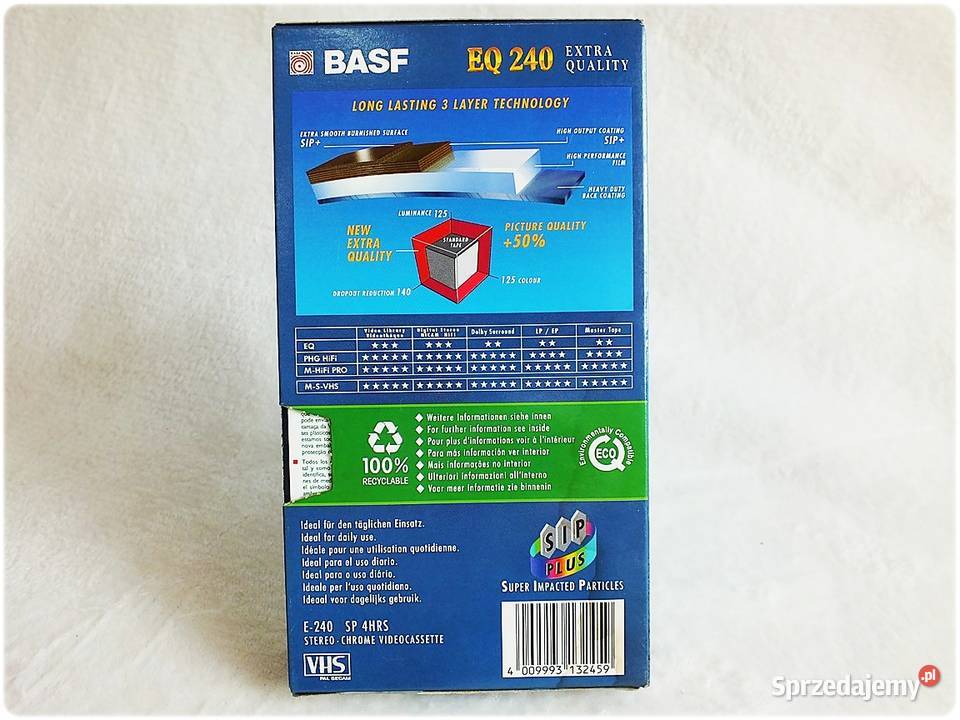 Kaseta VHS BASF 240 minut Nagrana BAJKI Z Żary