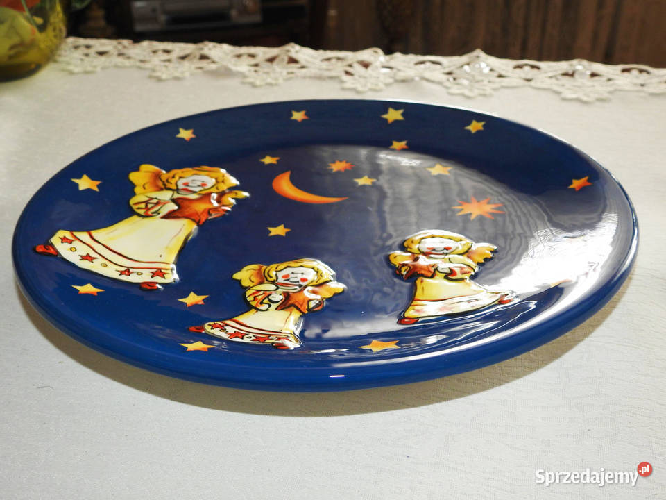 Talerzyk dekoracyjny świąteczny Bożonarodzeniowy podkarpackie Przemyśl sprzedam