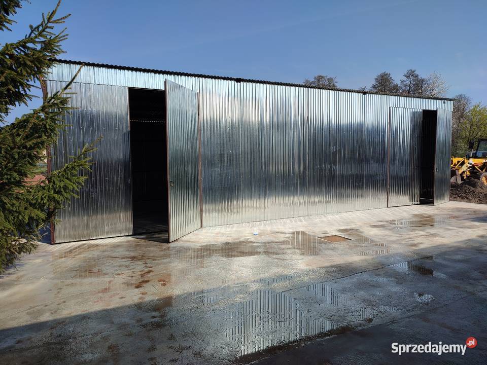 Garaż Blaszany Ocynkowany 12x6 Magazyn Hale