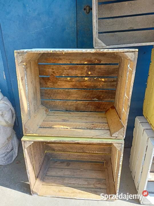 Skrzynka Drewniana Malowana Zabrze