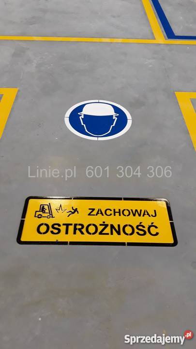 Linie oznakowanie poziome malowanie linii pasów