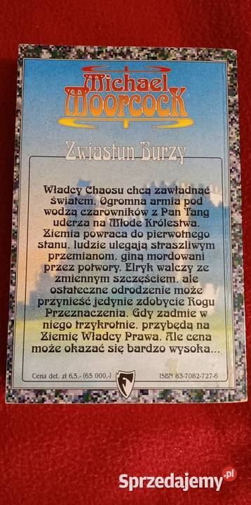 Zwiastun burzy Michael Moorcock Sagi tom ósmy Poznań sprzedam