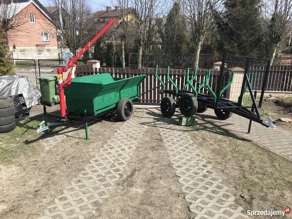 Przyczepa do quada hds dźwig kiprowana lesna na Olkusz