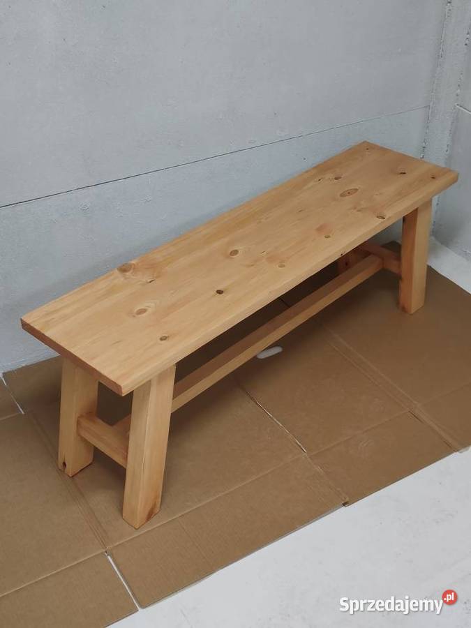 Ławeczka ławka drewniana ryczka 32cm Meble łódzkie Zduńska Wola