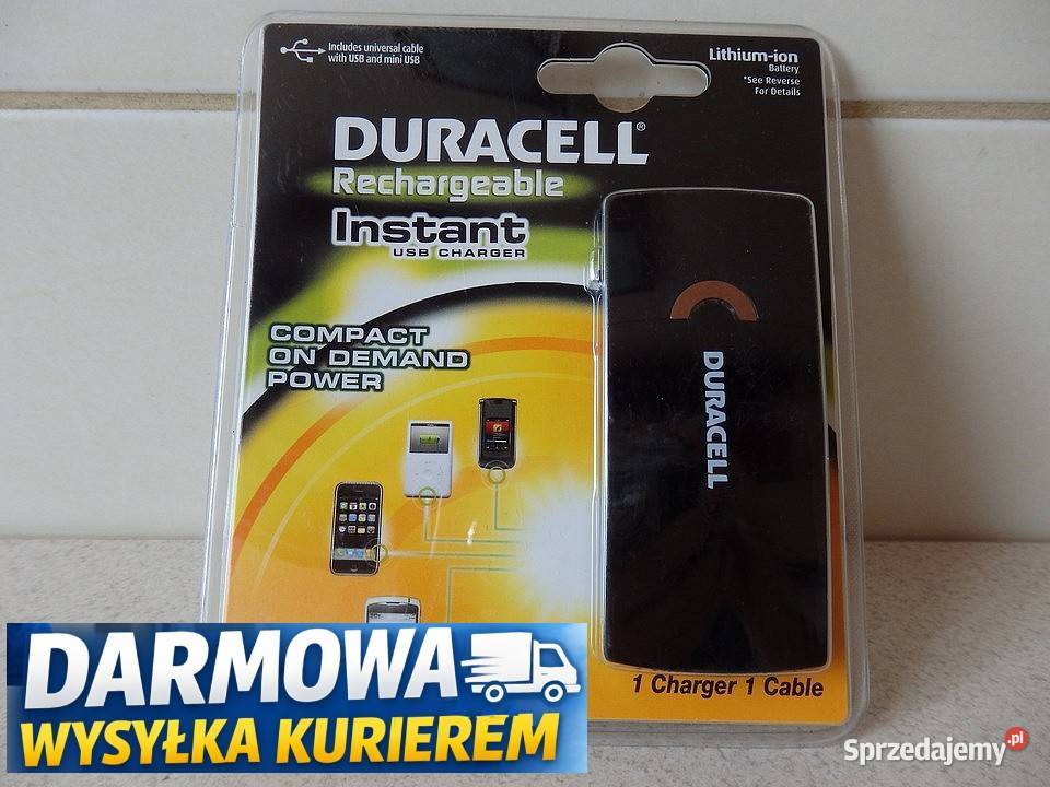 NOWY Powerbank Duracell Ładowarka do telefonu Rzeszów