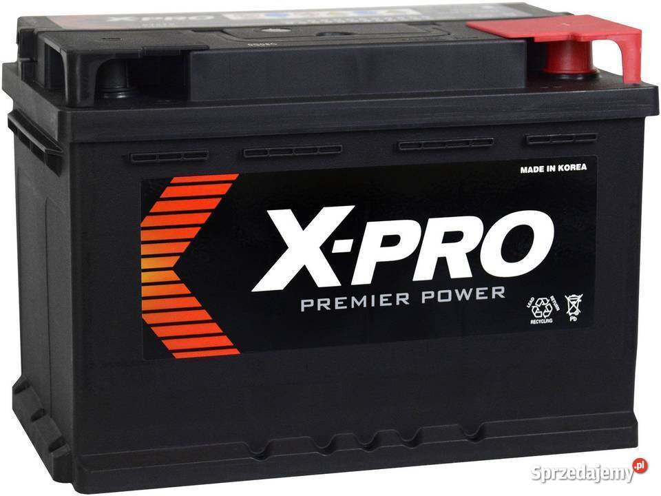 Akumulator XPRO 74Ah 680A EN wysoki Prawy Plus Bydgoszcz