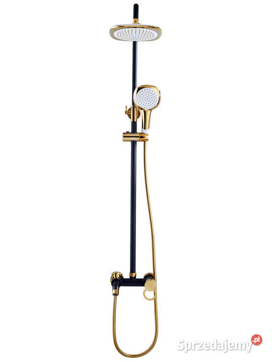 Deszczownica prysznic 15m wlewka bateria czarno Łódź sprzedam