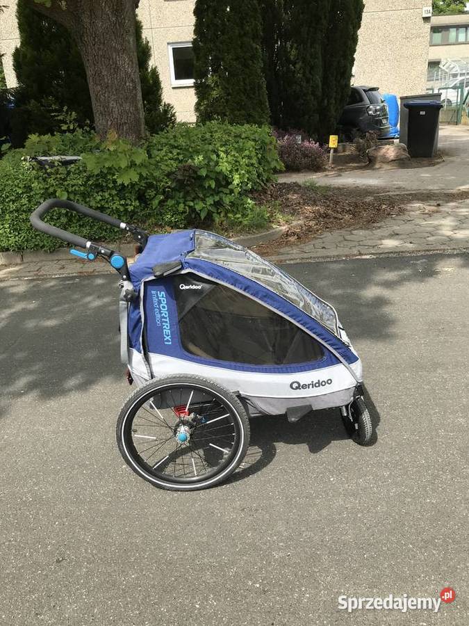 Przyczepka rowerowa z hamakiem Qeridoo sportrex1 Kranów