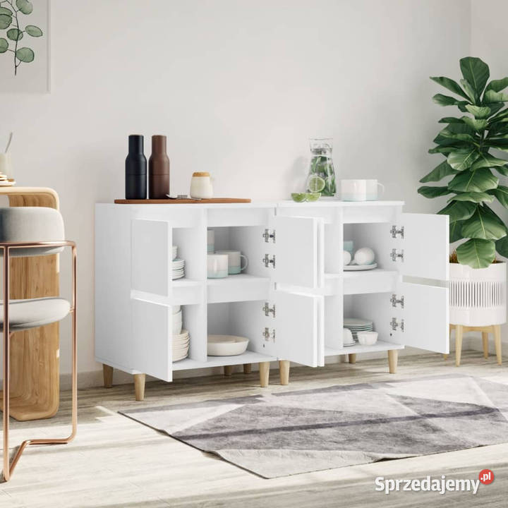 Komody 2 białe 60x35x70 materiał drewnopochodny mazowieckie Warszawa