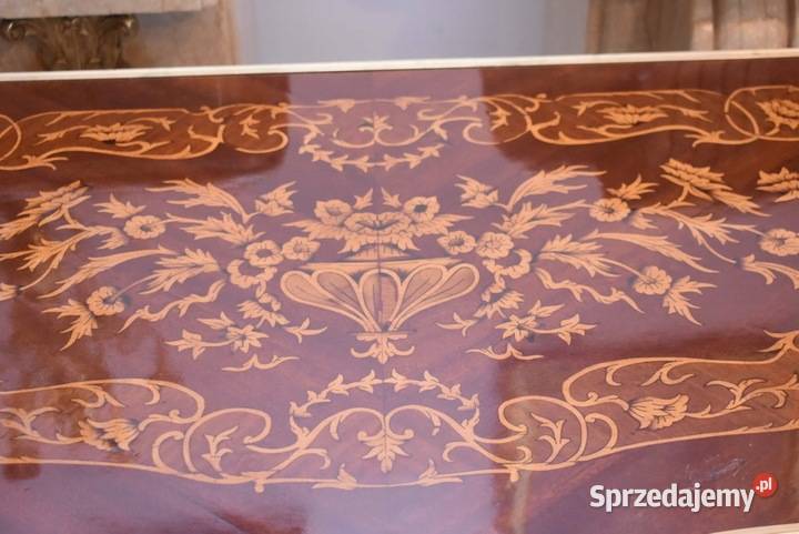 Drewniany Stolik Francuski Stół Biurko Kraków