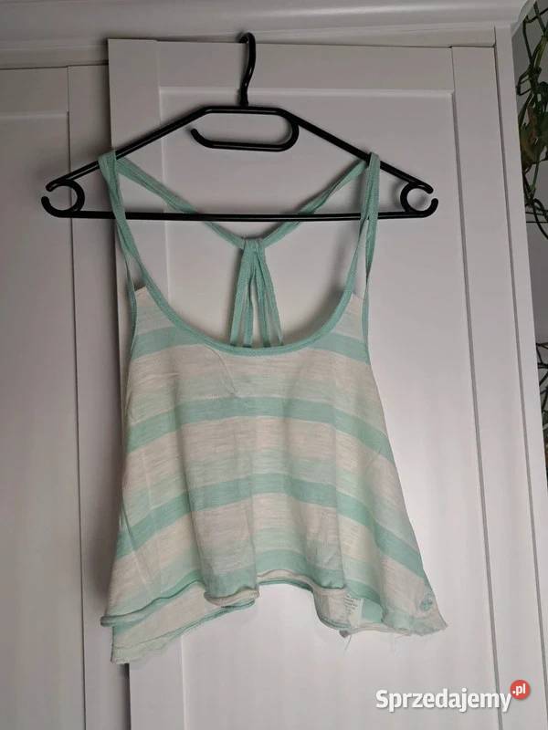 Letni top Hollister w pastelowe paski XS Trąbki Wielkie