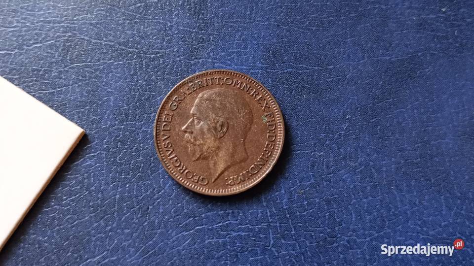 Stare monety Farthing 1932 Wielka Brytania Lesko