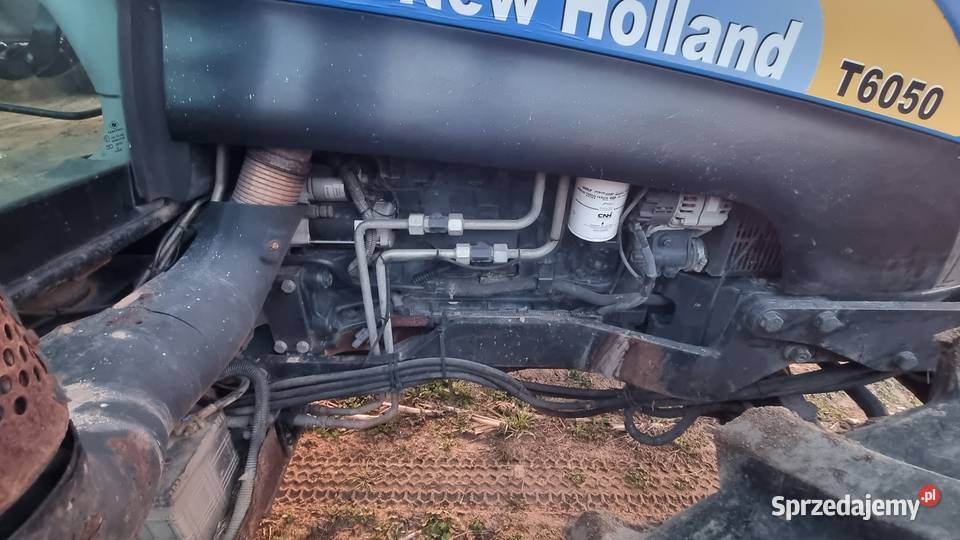 Holland T6050 TUZ i WOM przedni 5886 stan 1 wł Skrzynia biegów Manualna Ciągniki