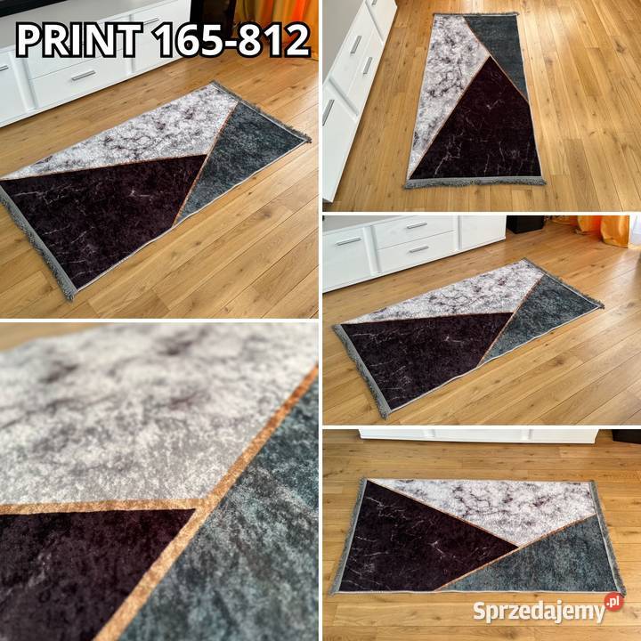 NOWOCZESNY DYWAN 130X190 PRINT 165812 CIENKI Białystok