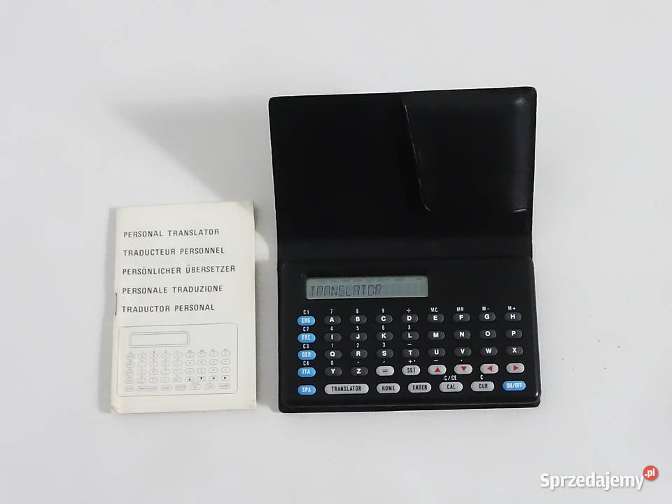 Retro Translator Elektroniczny 5 Języków Vintage Biłgoraj