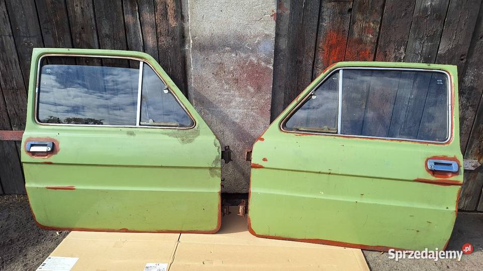 Fiat 126 126p ST 1 Seria drzwi LP strona Drzwi Środa Wielkopolska sprzedam