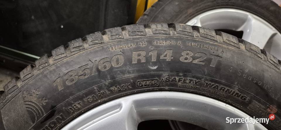 Koła zimowe alufelgi 18560R14 KUMHO
