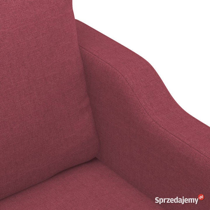Sofa 2osobowa winna czerwień 120 tapicerowana Warszawa