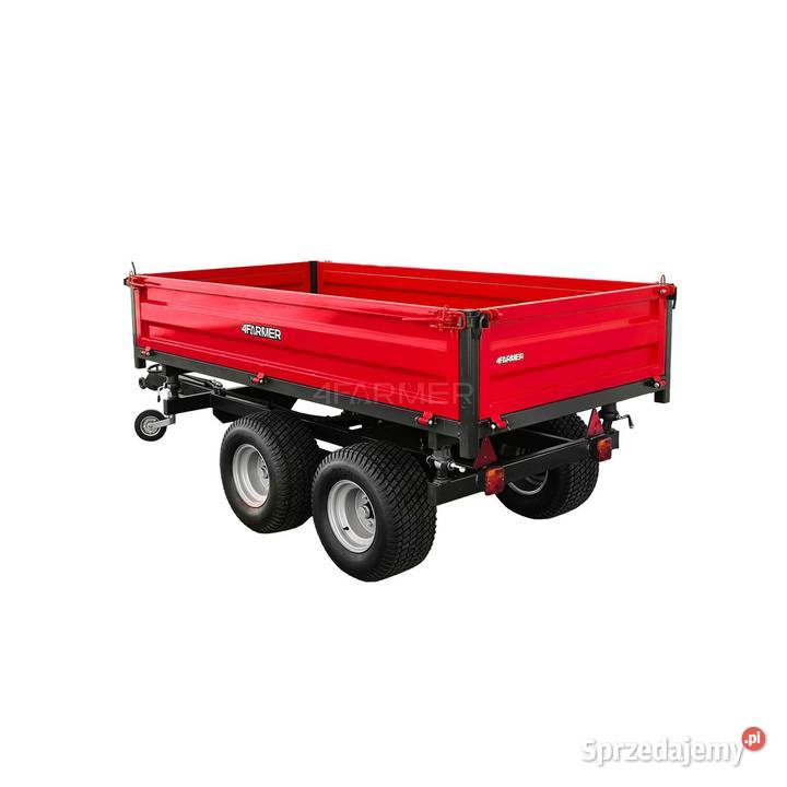 Przyczepa rolnicza dwuosiowa 25T z kiprem Tajęcina sprzedam