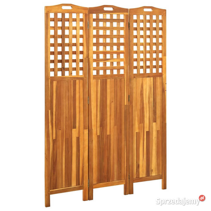 Parawan 3panelowy 121x2x170 lite drewno akacjowe sprzedam