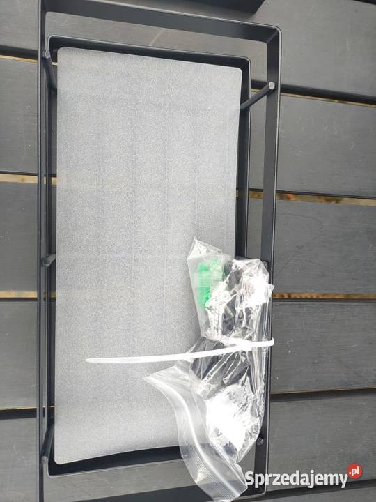 Przybornik czarny metalowy do kuchni 2