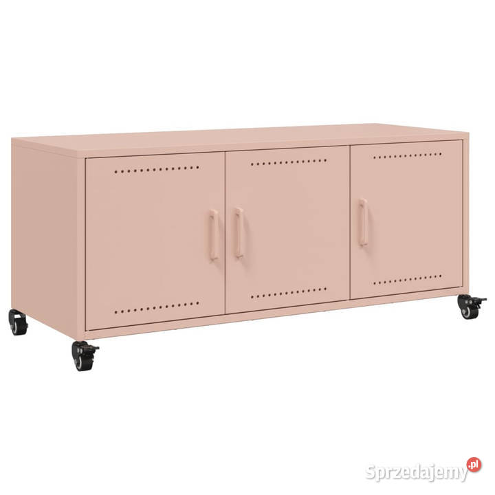 Szafka RTV różowa 1005x39x435 stal WM846645 Warszawa
