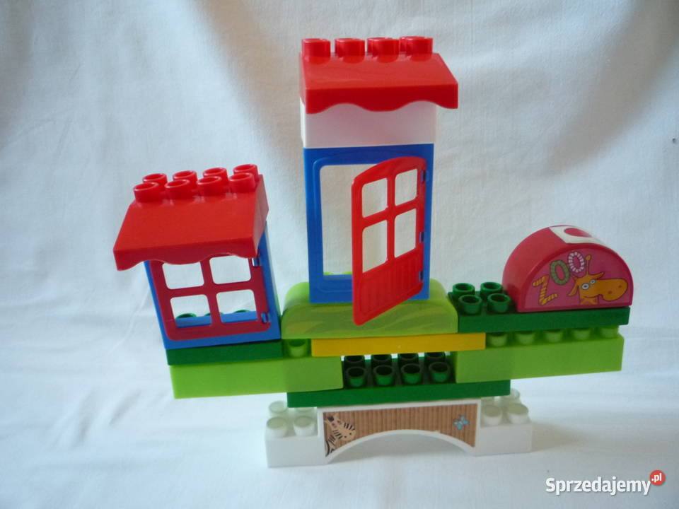 Klocki Toddly ZOO Mochtoys Kolorowe klocki sprzedam