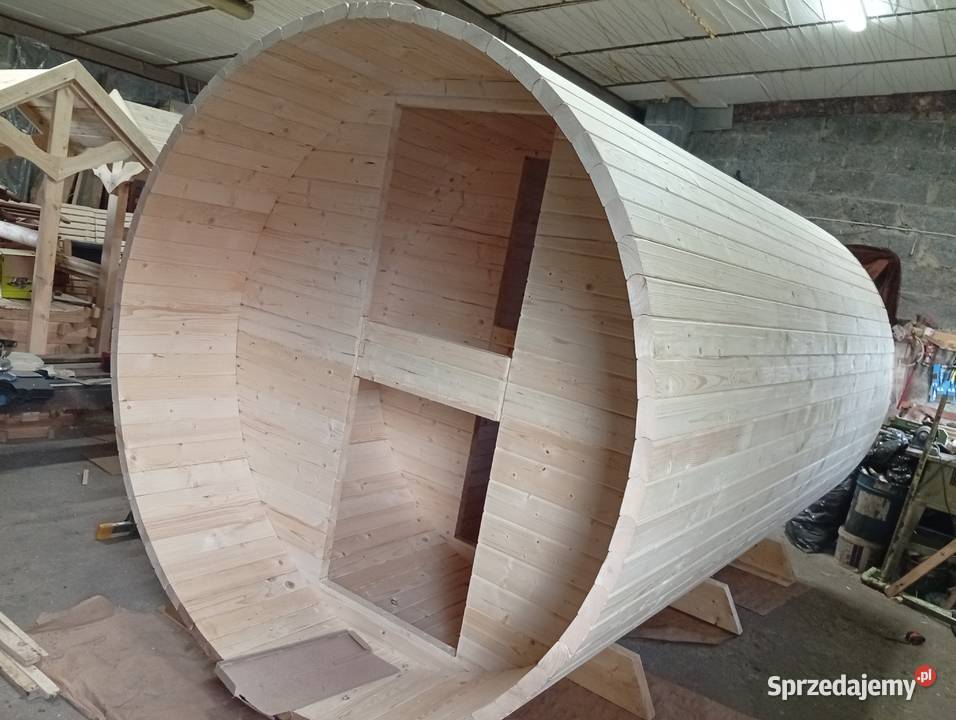 Sauny fińskie w krztałcie bali kwadratu Balie z Syców