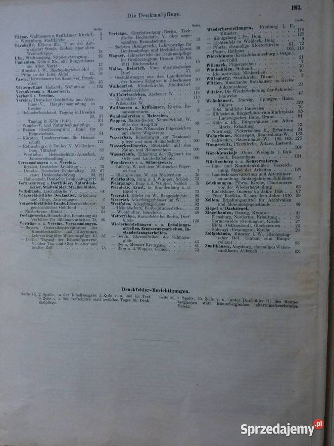 2877 Die Denkmalpflege Ochrona Zabytków zachodniopomorskie Szczecin