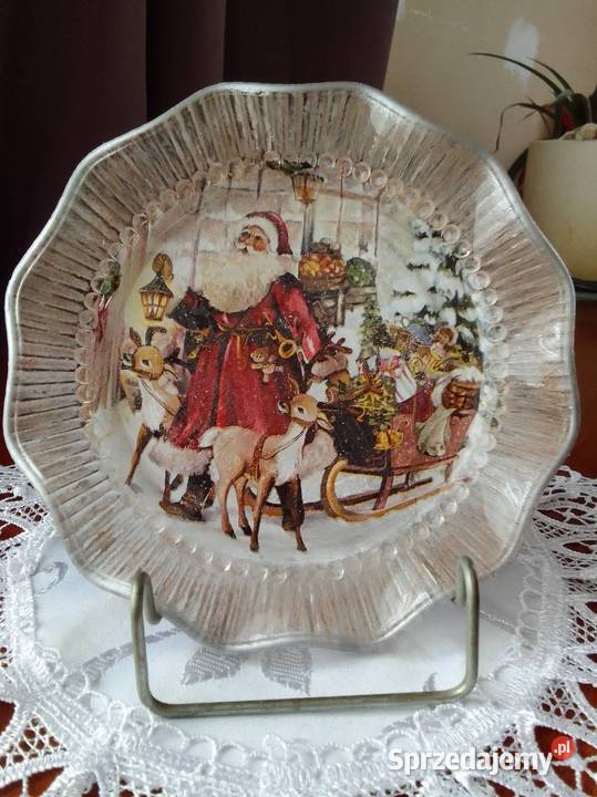 Talerzyk dekoracyjny Rękodzieło kujawsko-pomorskie Bydgoszcz