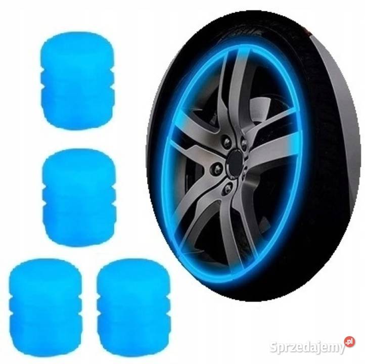 Nakrętki na wentyle Świecące Fluorescencyjne Diody i neony