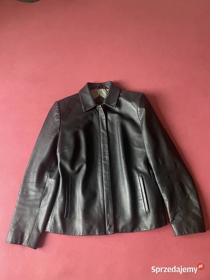 Sprzedam czarną kurtkę skórzaną mazowieckie Warszawa