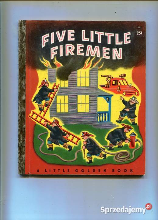 A Little Golden Book Five Little Firmen zachodniopomorskie Szczecin sprzedam