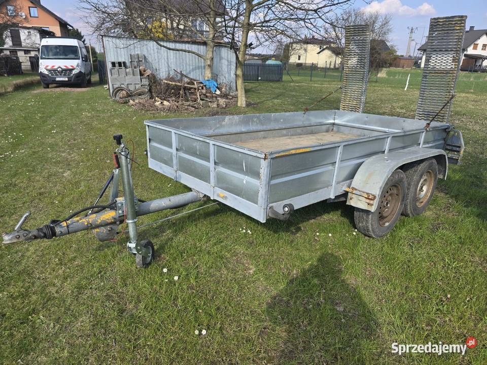 Przyczepka pod mini koparke 24 dmc burtowe Rybnik