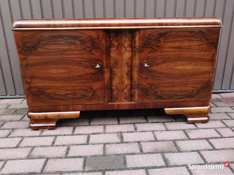Komoda ARTDECO RTV Orzech Niska Stara Antyk Swarzędz